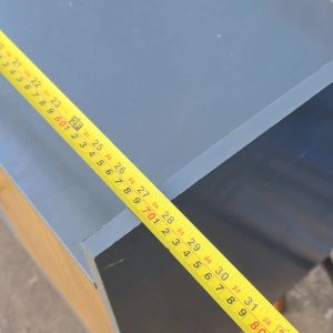 Mueble Auxiliar Gris con Puerta de Madera y Patas Cónicas - imagen 5