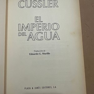 Libro "El Imperio del Agua" de Clive Cussler - imagen 2