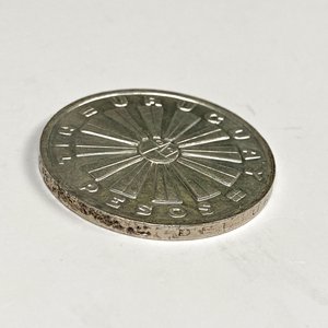 Moneda de Plata FAO Uruguay 100 Pesos 1969 - imagen 3