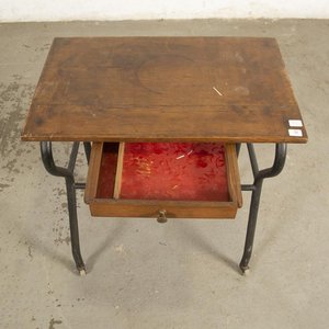 Mesa Rodante para Máquina de Coser con Cajón y Ruedas - imagen 2
