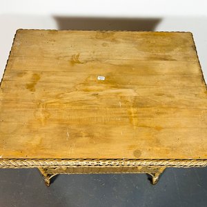 Mesa Auxiliar de Caña y Ratán con Balda Inferior - imagen 2