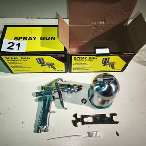 Dos Pistolas de Pintar Modelo F-75G con Accesorios - imagen 3
