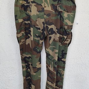 Pantalón Militar Camuflado Woodland Ripstop Talle Grande - imagen 2
