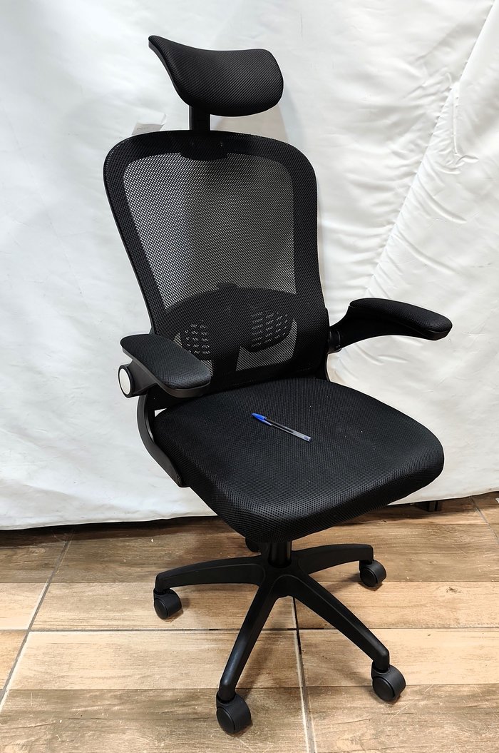 Silla de oficina con respaldo en malla y apoyo lumbar - imagen 2