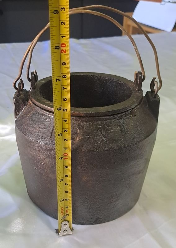 Antiguo Colero de Hierro Fundido Modelo HO-N1 en Excelentes Condiciones - imagen 6