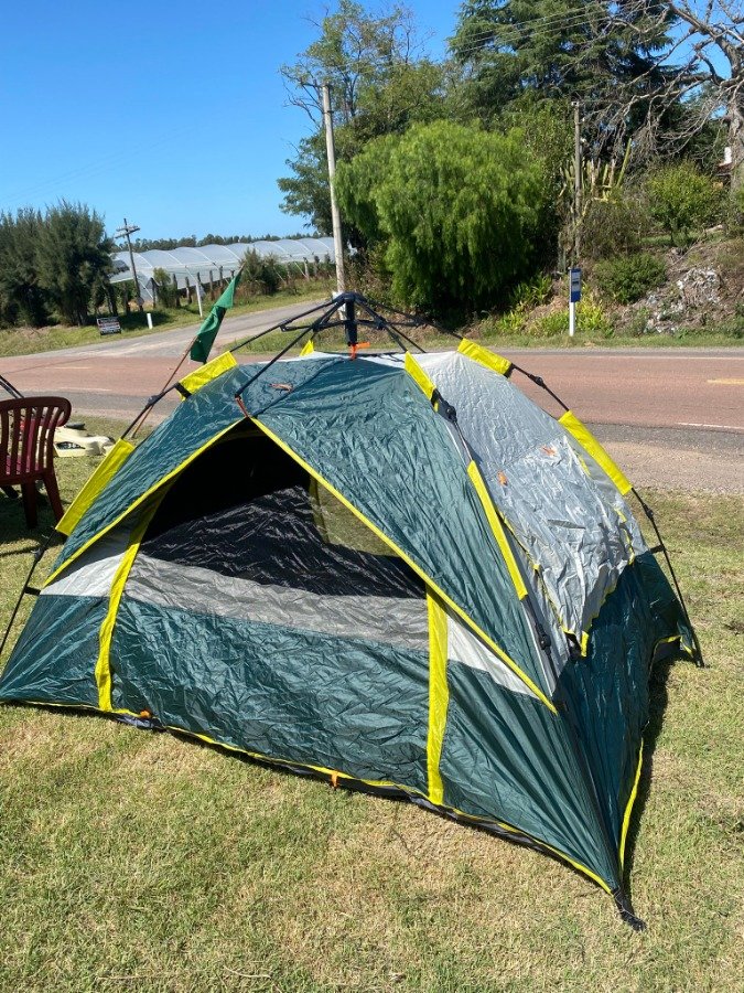 Carpa de Camping con Mosquetas y Doble Puerta - imagen 5