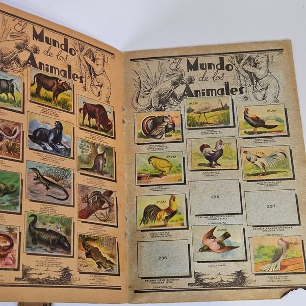 Álbum de figuritas El Mundo de los Animales: una colección de animales en papel - imagen 3