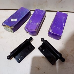Juego de 8 Bisagras Vaivén Negras para Puertas - imagen 2