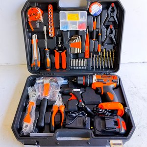 Set de 58 Herramientas Eléctricas y Manuales en Valija - imagen 1