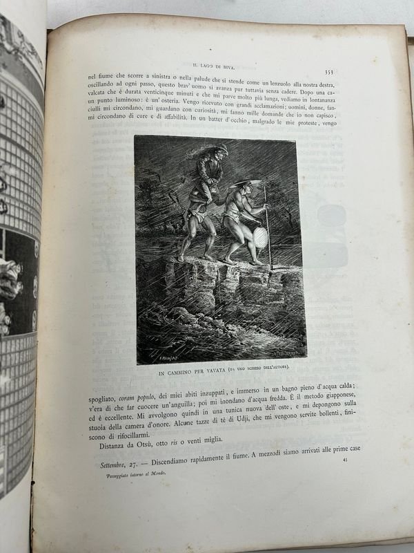 Libro antiguo con ilustraciones en italiano, 1879 - imagen 3