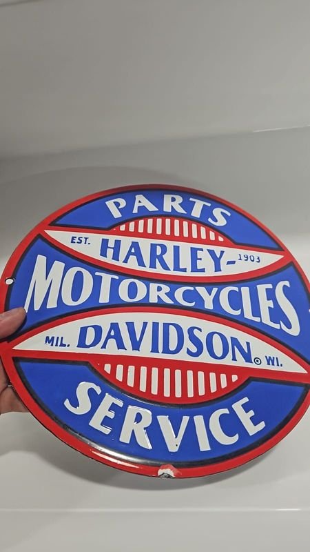Signo de Harley-Davidson en esmalte - imagen 3