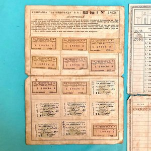 Documentos y Pólizas de Seguro de "La Uruguaya" - Año 1938 - imagen 8