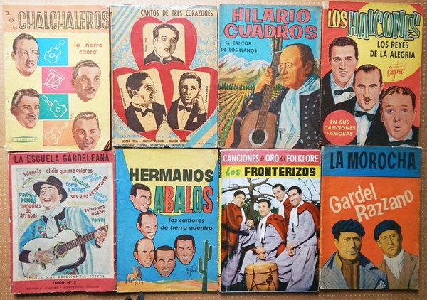 Lote de 8 Cancioneros de Tango y Folklore: Los Chalchaleros, Gardel, y más - imagen 1