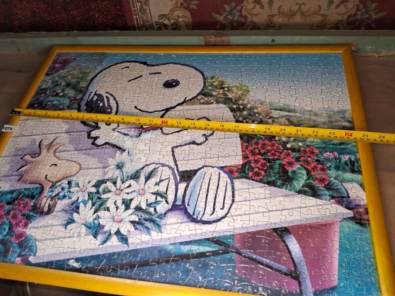 Puzzle de Snoopy enmarcado - imagen 2