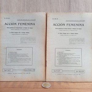 Lote anterior: Acción Femenina: Publicaciones de 1917 del Consejo Nacional de Mujeres del Uruguay
