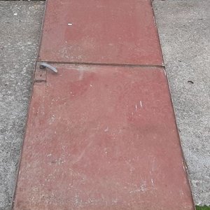 Hoja de Puerta de Hierro y Chapa Roja - imagen 1