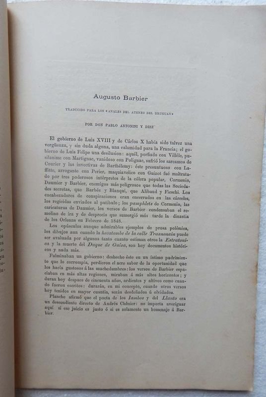 Revista Anales Del Ateneo Del Uruguay, publicación mensual de 1883 - imagen 3