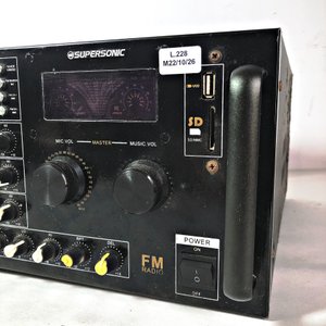 Amplificador Mixer "Super Sonic" Profesional con Ecualizador - imagen 3