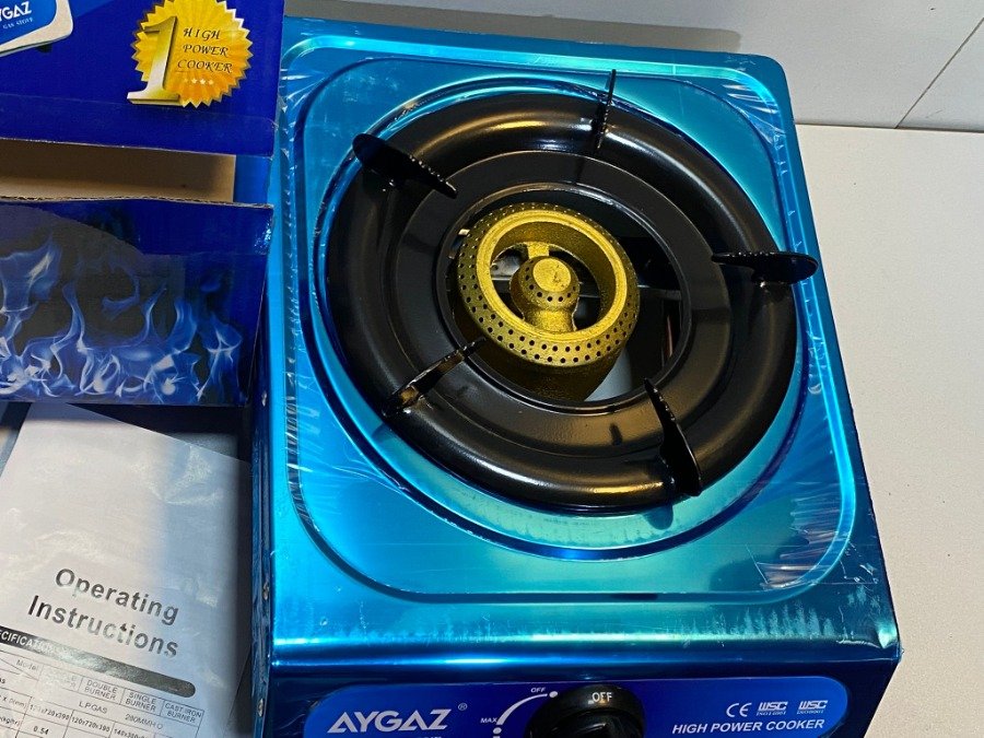Anafe de Gas para Motor Home con Central de Bronce - imagen 3