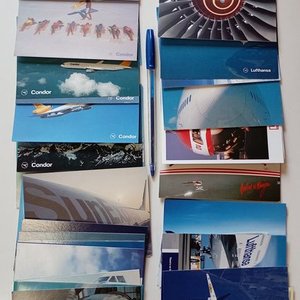 Lote de 70 Postales de Aerolíneas Internacionales - Sin Uso - imagen 1