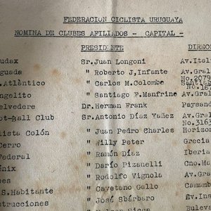 Carpeta Federación Ciclista Uruguaya: Actas, Sellos, Reglamentos y Notas de Clubes (1948+) - imagen 19