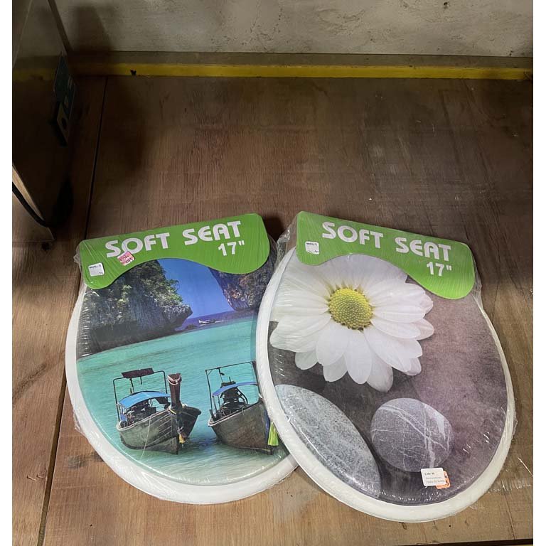 Tapa de Inodoro Acolchonada "Soft Seat" 17 Pulgadas