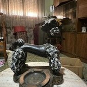 Cenicero Caniche y Florero Elefante de Cerámica Vidriada - imagen 9