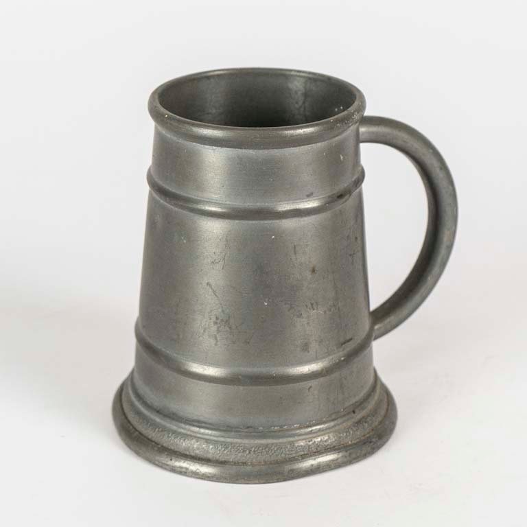 Jarra de cerveza de peltre en excelente condición - imagen 2