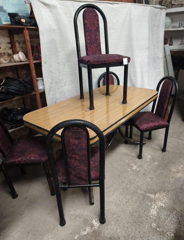 Juego de Comedor con 6 Sillas Estilo Clásico