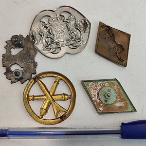 Lote de 5 Insignias Militares y de Colección: Argentina, España, Países Bajos y Francia - imagen 2