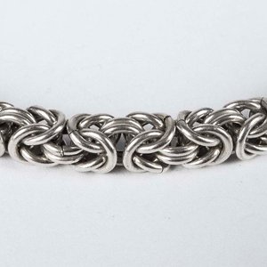 Cadena de Plata 925 Estilo Bizantino - 52 cm - imagen 2