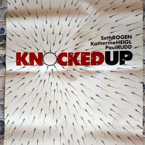 Poster Original Cine "Ligeramente Embarazada" (Knocked Up) Seth Rogen 2007 - imagen 1