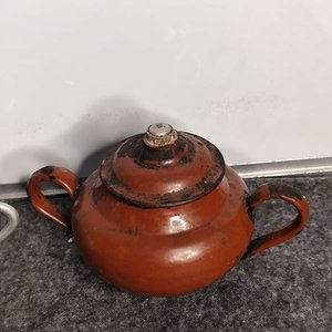 Dos Azucareros Antiguos: Esmaltado y Aluminio con Tapas - imagen 7