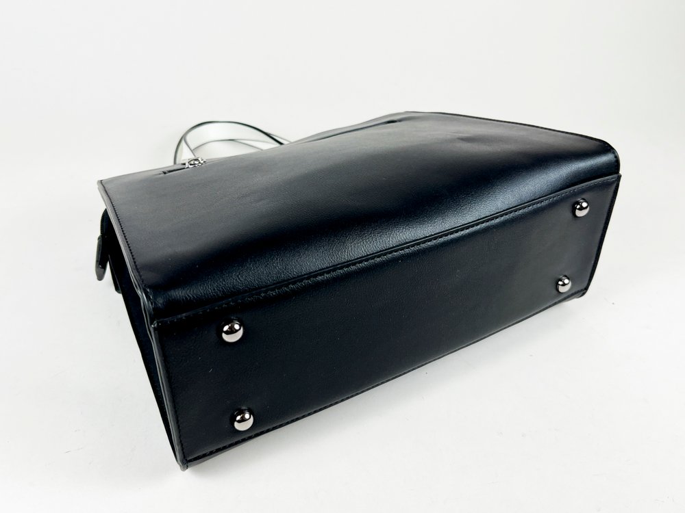 Cartera de Dama Zenit en Negro y Blanco - imagen 3
