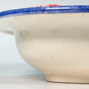 Fuente Oval de Cerámica Blanca con Decoración de Frutas y Monogramas 'La Compagnia dei Decori' - Made in Italy - imagen 3
