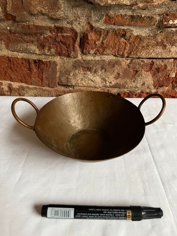 Paellera de Cobre con Asas - 17 cm Diámetro