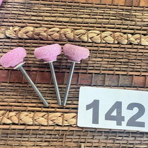 Lote de Puntas de Amolar Rosadas para Herramienta Rotativa - imagen 3