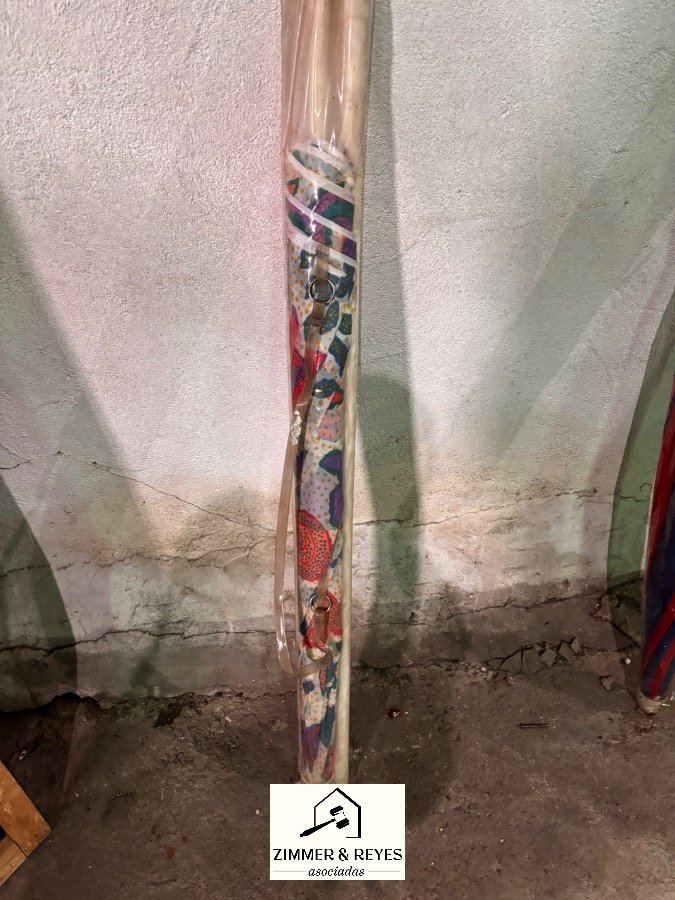 Sombrilla Vintage con Estampado Floral y Estuche