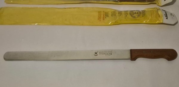 2 Cuchillos de Torta con Mango de Madera y Blister de Cuchilla - imagen 2