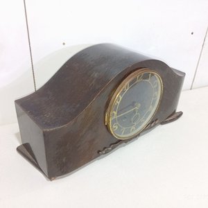 Antiguo Reloj de Mesa con Péndulo y Caja de Madera - imagen 3
