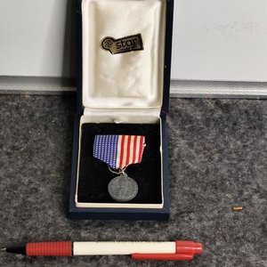 Medalla de Estados Unidos con Estuche y Cinta Tricolor - imagen 4