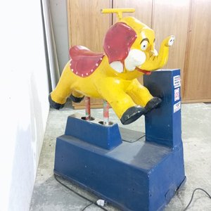 Juego Mecánico Infantil: Elefante con Base de Metal - imagen 4
