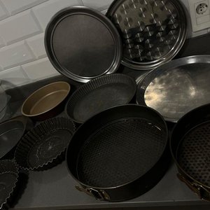 Lote de 10 Bandejas y Tarteras Metálicas - imagen 2