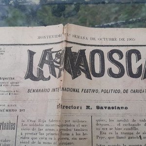 Periódico "La Mosca" de Octubre 1905 - Prensa Satírica Uruguaya - imagen 3