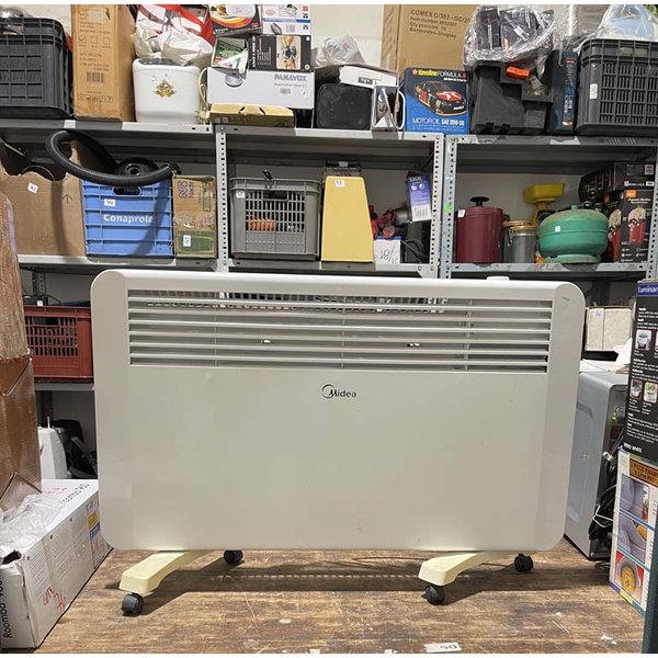 Estufa Eléctrica Midea Blanca con Ruedas