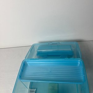 Botiquín Organizador Plástico Azul con Reparticiones - imagen 10