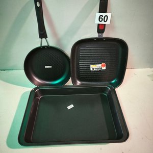 Set de Cocina: Asadera, Sartén y Plancha de Carne - imagen 3