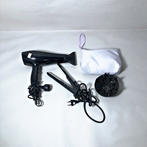 Secador de Pelo Philips DryCare Pro 2200W, Planchita, Difusor y Depiladora con Estuche