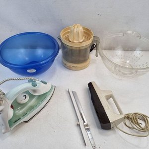Lote de Electrodomésticos y Bazar: Plancha Ufesa, Exprimidor Philips y Más - imagen 2