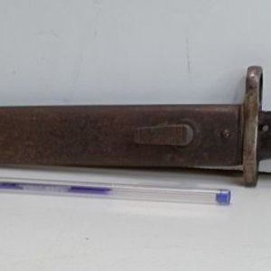 Bayoneta Mauser Antigua con Vaina Numerada - imagen 1